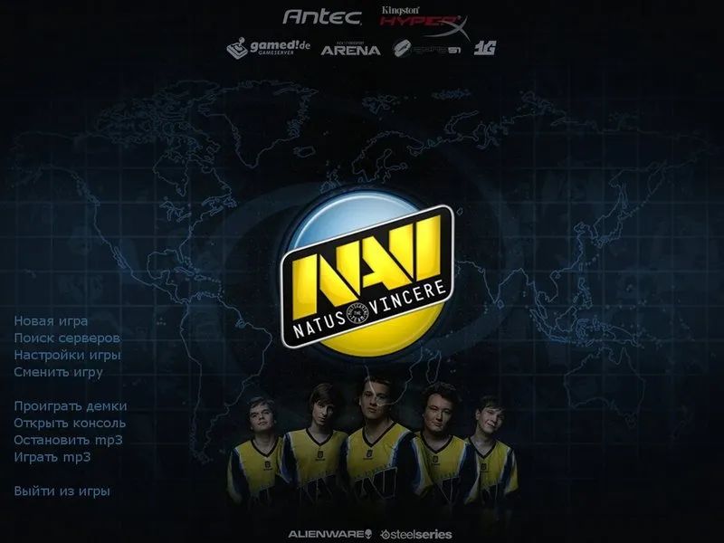 CS 1.6 NaVi Edition — NaVi-style main menu