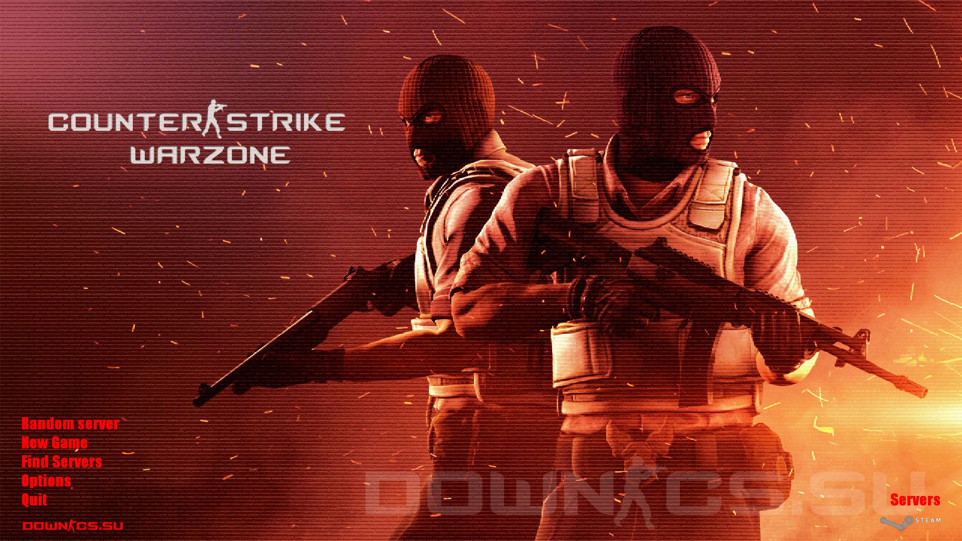 CS 1.6 Warzone Edition — Main menu