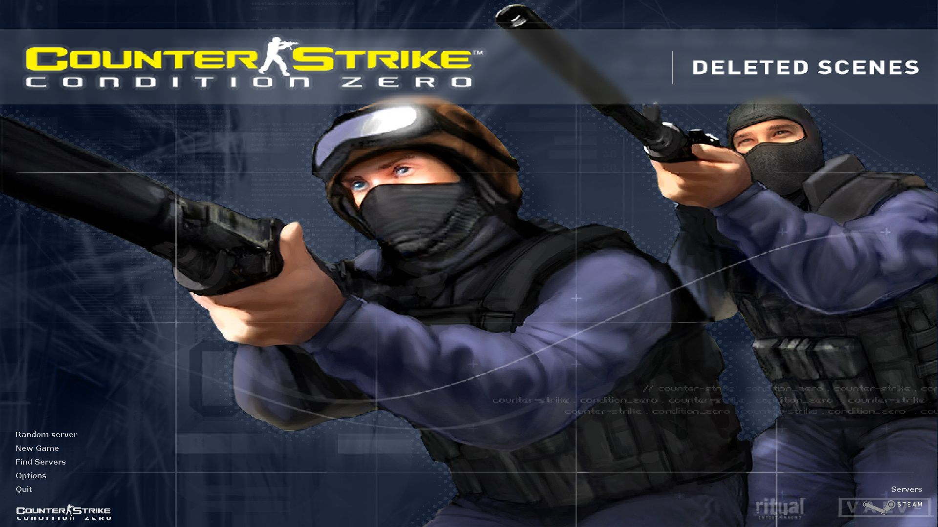 CS 1.6 with Bots — Main menu