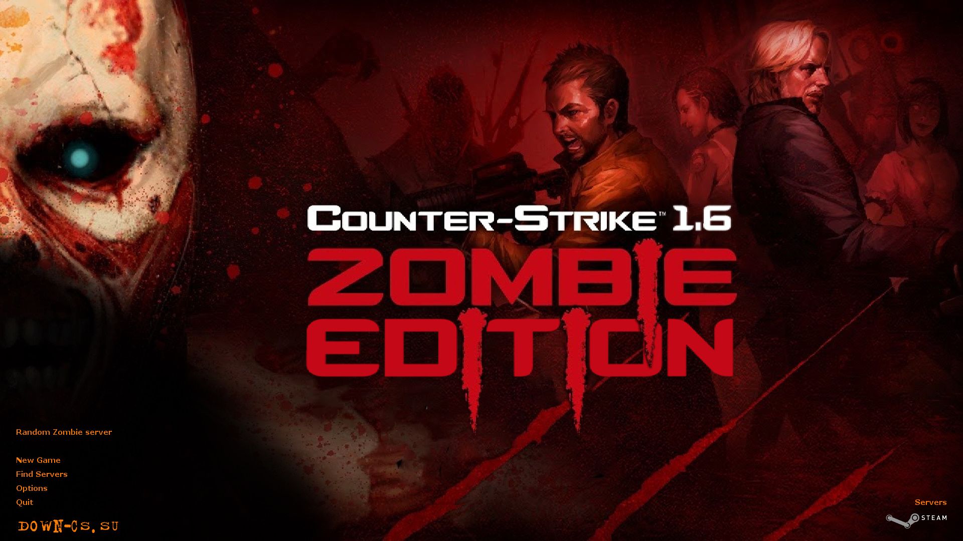 CS 1.6 Zombie Edition — Main menu